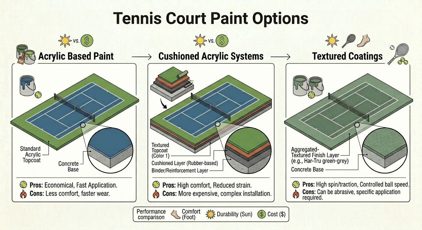 Tennis Court Paint in Los Angeles